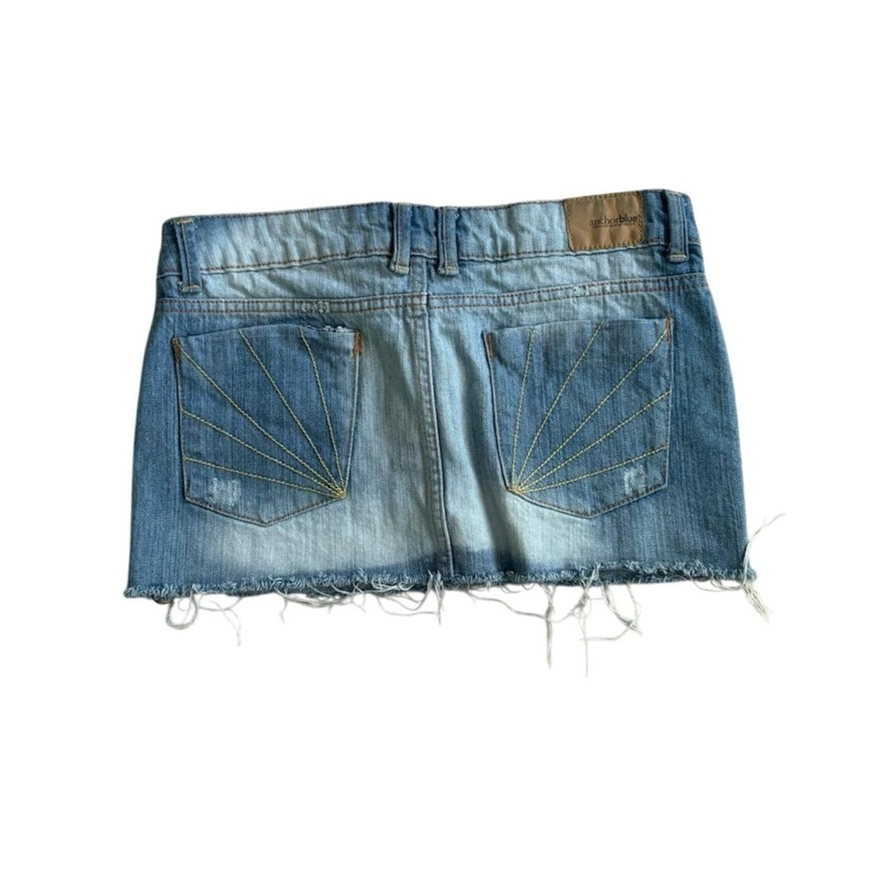 Anchor Blue Denim Mini Skirt